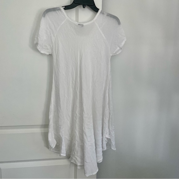 S.R. Fashion Embroidered Shift Tent Dress Dainty White Size L - Picture 9 of 11